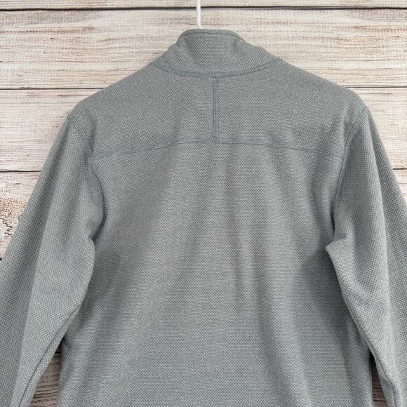 The North Face Textured Cap Rock 1/4 Zip Fleece Pullover Men's Size S Gray - Picture 4 of 14